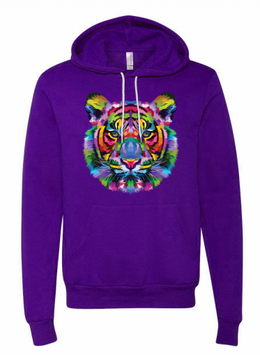 Rainbow Tiger Hoodie