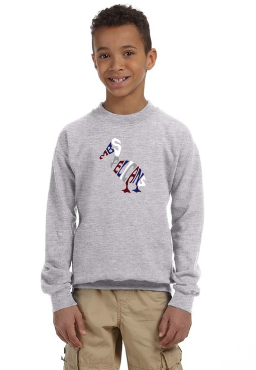 MBS Pelicans - (YOUTH) Fleece Crew Sweatshirt