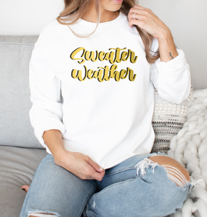 Sweater Weather - Fleece Crew Sweatshirt