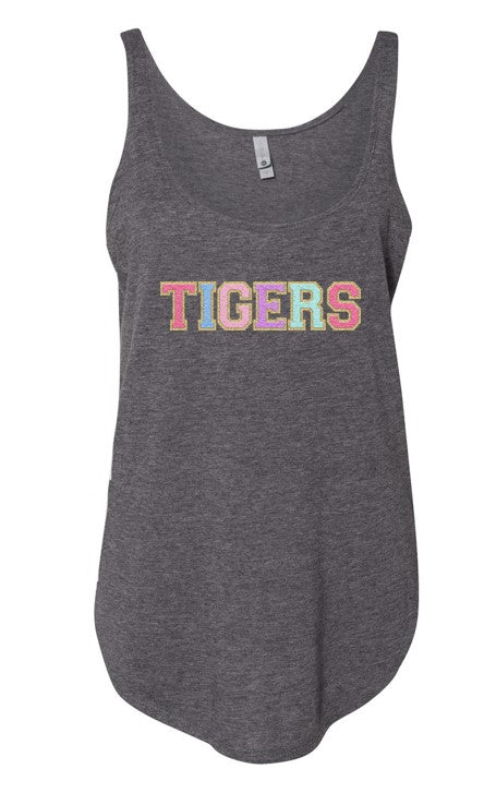 TIGERS (faux Chenille) - Women's Festival Tank
