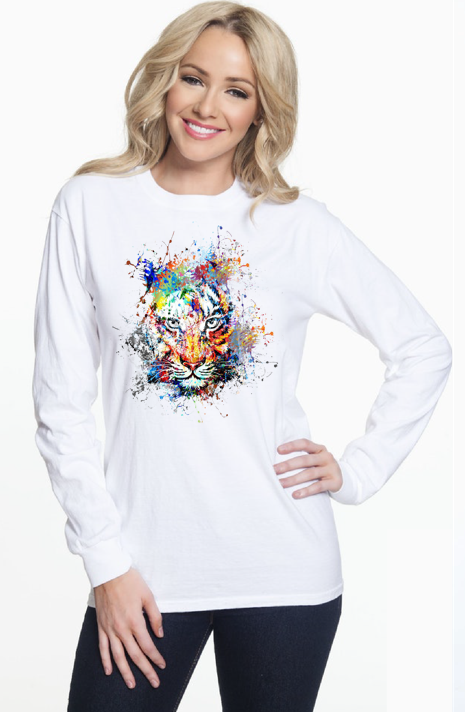 Tiger Splatter Paint