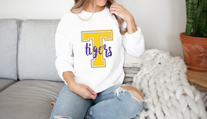 Varsity Tigers - Fleece Crew Sweatshirt