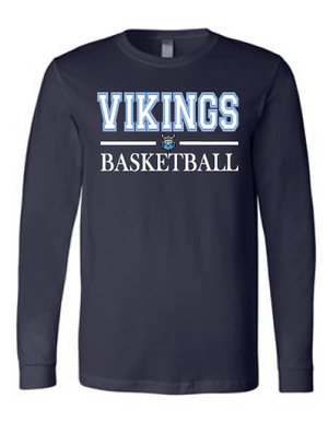 Vikings Basketball (long-sleeve)