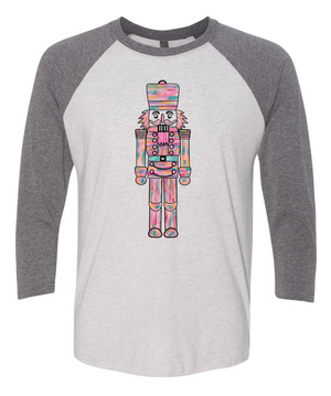 Watercolor Nutcracker Raglan
