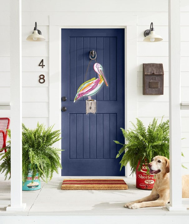 Watercolor Pelican Door Hanger