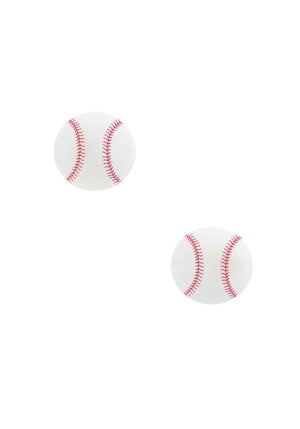 Baseball Stud Earring