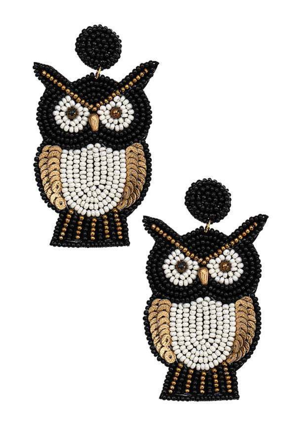 Who Dat Beaded Earring