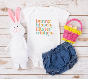 bunny kisses Easter wishes - INFANT