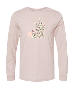 Floral Easter Bunny - Long-sleeve