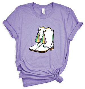 Mardi Gras Boots