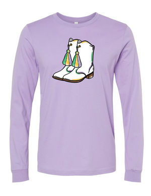 Mardi Gras Boots - Long-sleeve