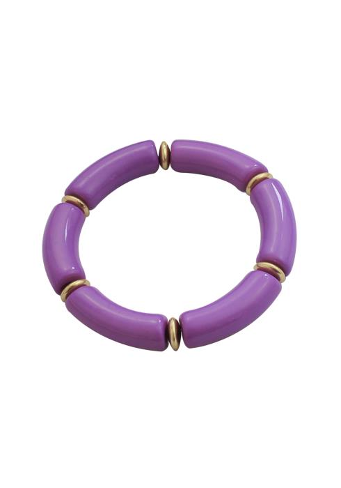 Acrylic Tube Stretch Bracelet