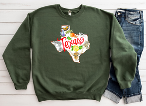 Texas Favorites - Fleece Crew Sweatshirt